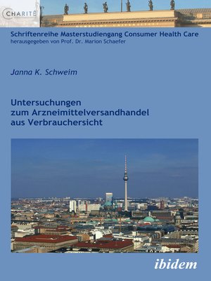 cover image of Untersuchungen zum Arzneimittelversandhandel aus Verbrauchersicht